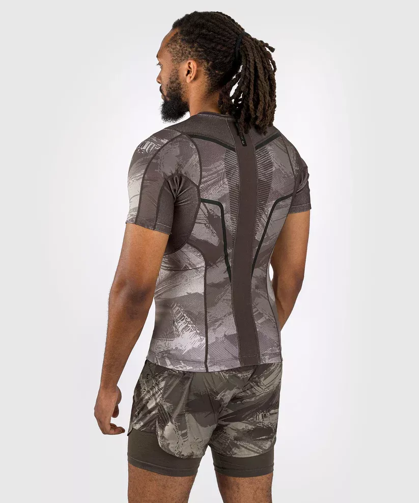 Рашгард Venum Electron 3.0 Short Sleeve Rashguard Sand-S