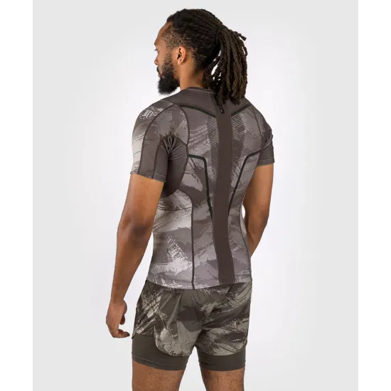 Рашгард Venum Electron 3.0 Short Sleeve Rashguard Sand-S