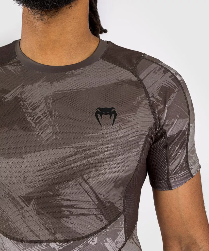 Рашгард Venum Electron 3.0 Short Sleeve Rashguard Sand-S