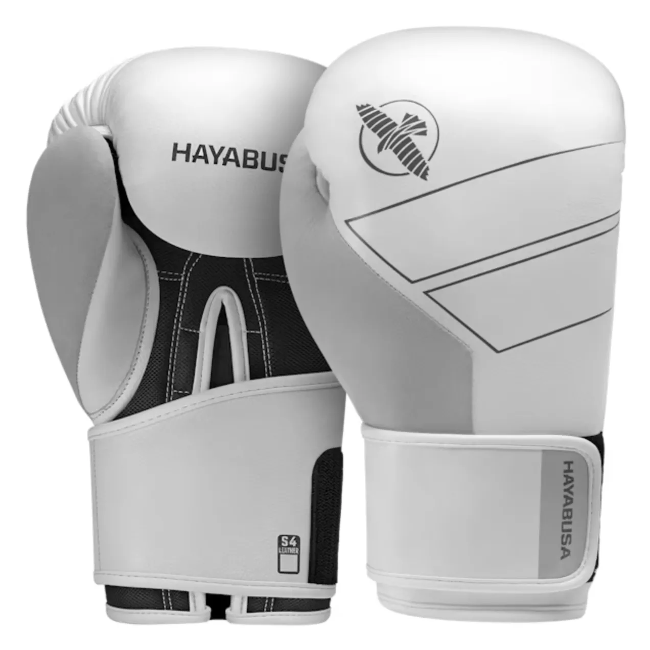 Боксерские перчатки Hayabusa S4 Leather Boxing Gloves White-10