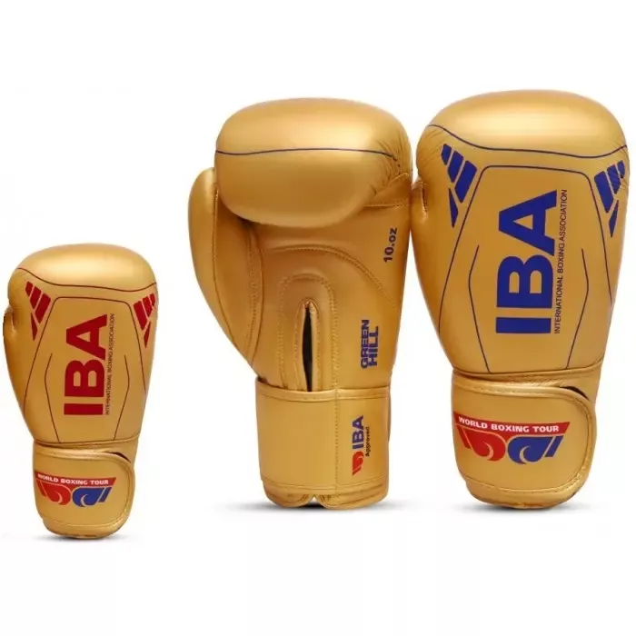 Боксерские перчатки Green Hill IBA Super Star Gold Edition-10