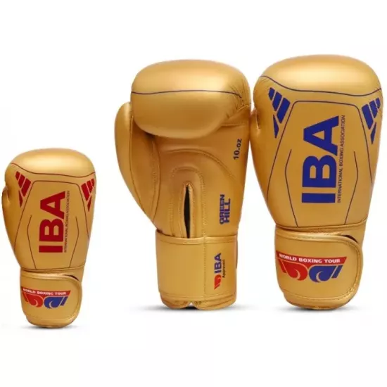 Боксерські рукавиці Green Hill IBA Super Star Gold Edition-10