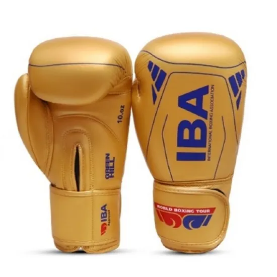 Боксерські рукавиці Green Hill IBA Super Star Gold Edition-10