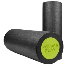 Масажний ролик PowerPlay 4021 Fitness Roller Черно-зеленый (30x15см.)