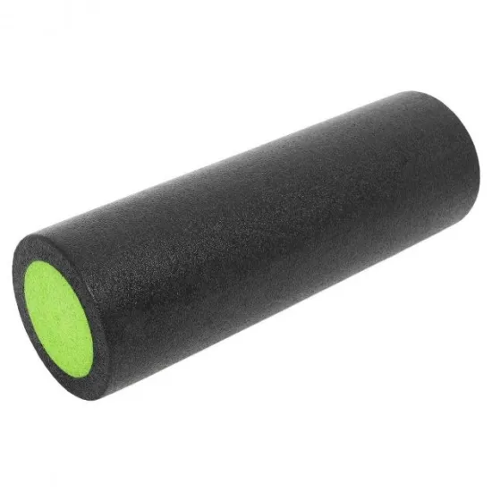 Масажний ролик PowerPlay 4021 Fitness Roller Чорно-зелений (30x15см.)