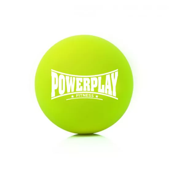 Масажний силіконовий м'яч PowerPlay PP-4354 Silicone Lacrosse Ball (6.3см.) Зелений