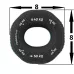 Еспандер кистьовий силіконовий PowerPlay PP-4331 Hand Grip Hard 40-45-50 кг. Чорний