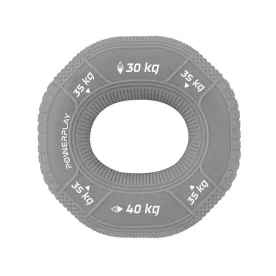 Эспандер кистевой силиконовый PowerPlay PP-4331 Hand Grip Large 30-35-40 кг. Серый