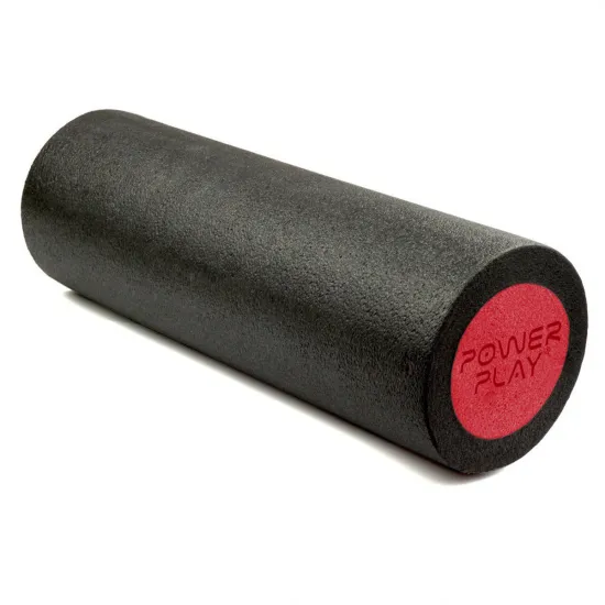Масажний ролик PowerPlay 4021 Fitness Roller Черно-красный (45x15см.)