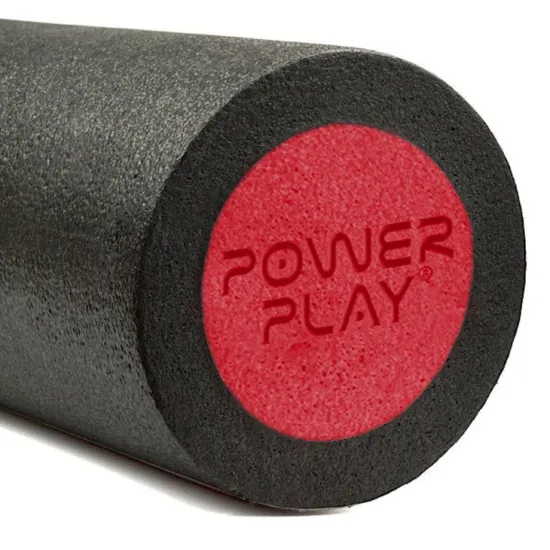 Масажний ролик PowerPlay 4021 Fitness Roller Черно-красный (45x15см.)