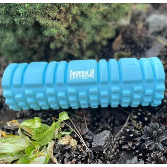 Масажний роллер PowerPlay 4342 Massage Roller Блакитний (30x10см.)