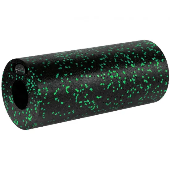 Масажний роллер PowerPlay PP-4348 2в1 EPP Foam Roller Чорно/Зелений 33x14см)