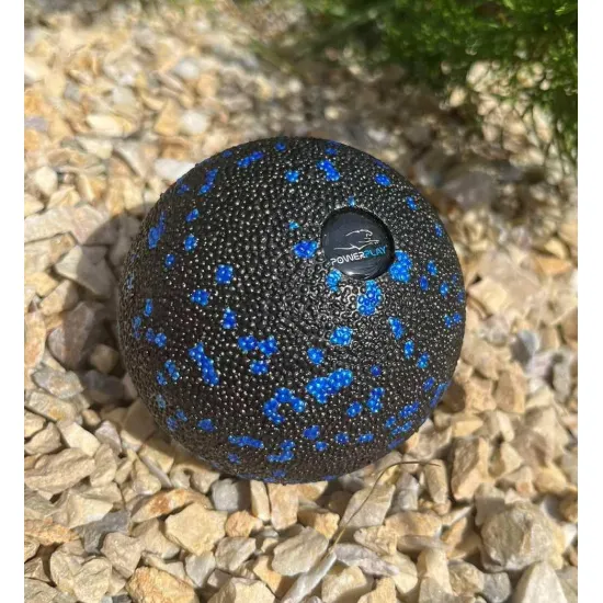 Масажний м'яч PowerPlay PP-4350 Epp Massage Ball (d8) Чорно/Синій
