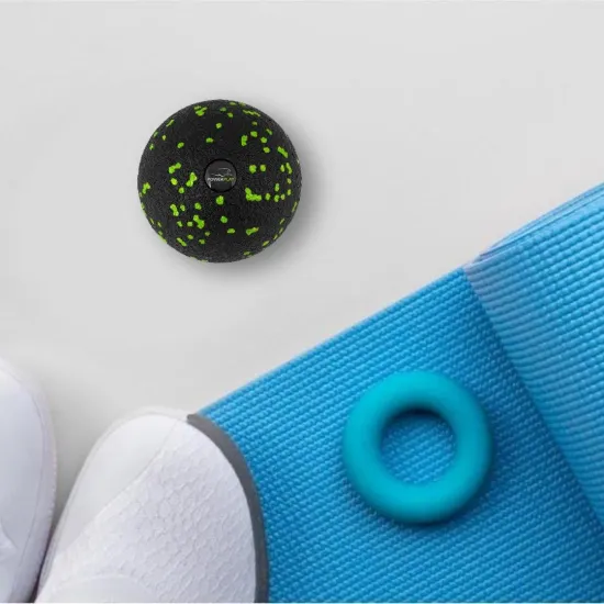 Масажний м'яч PowerPlay PP-4351 Epp Massage Ball (d10) Чорно/Зелений
