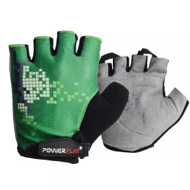 Велоперчатки PowerPlay 002 C Зеленые L