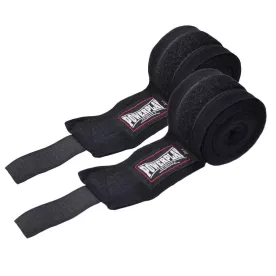 Бинты для бокса PowerPlay 3046 Черные-4,5м