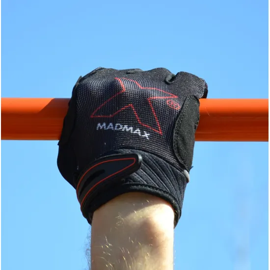 Рукавички для фітнесу MadMax MXG-103 X Gloves Black/Grey S
