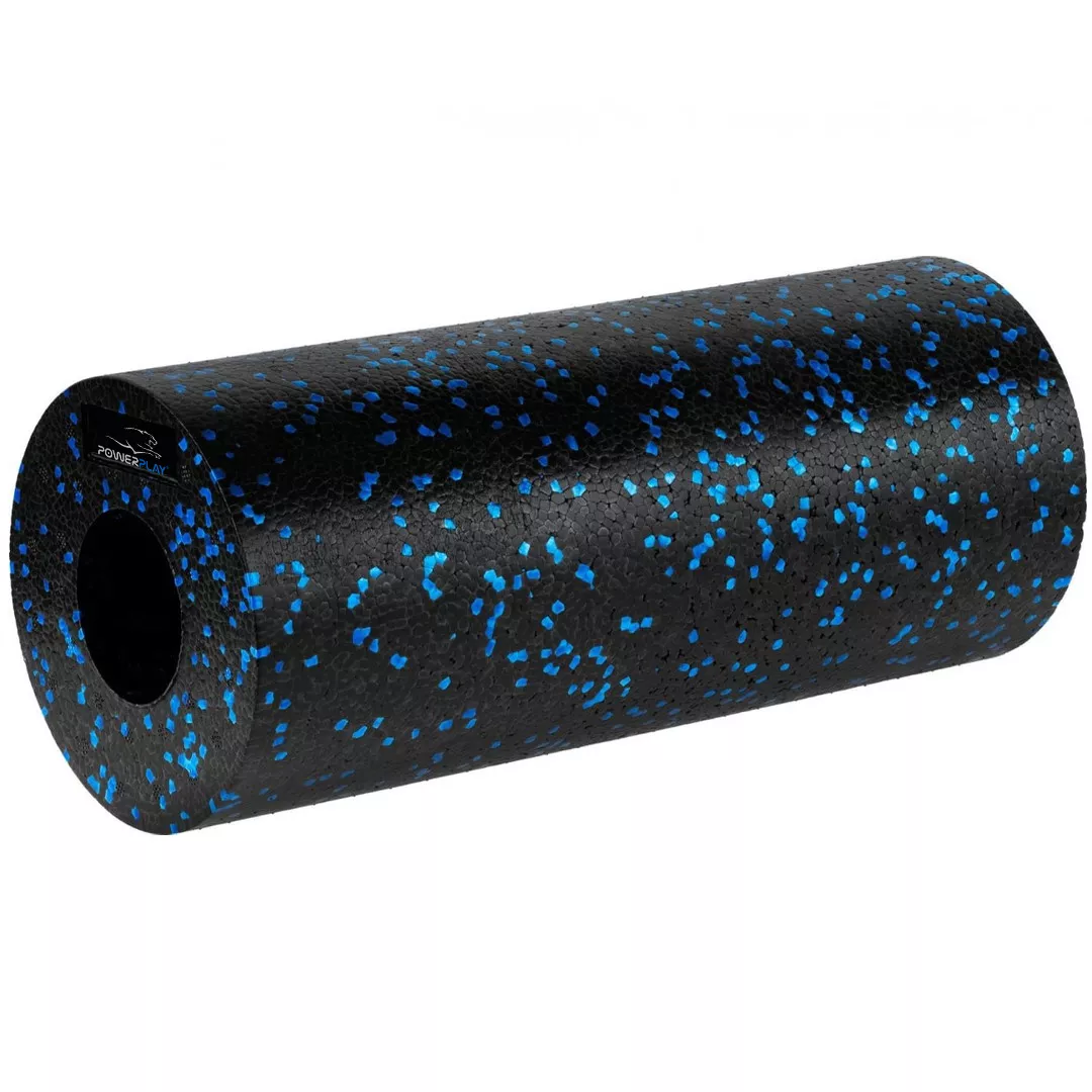 Масажний ролик PowerPlay PP-4347 EPP Foam Roller Чорно/Синій (33x14см.)