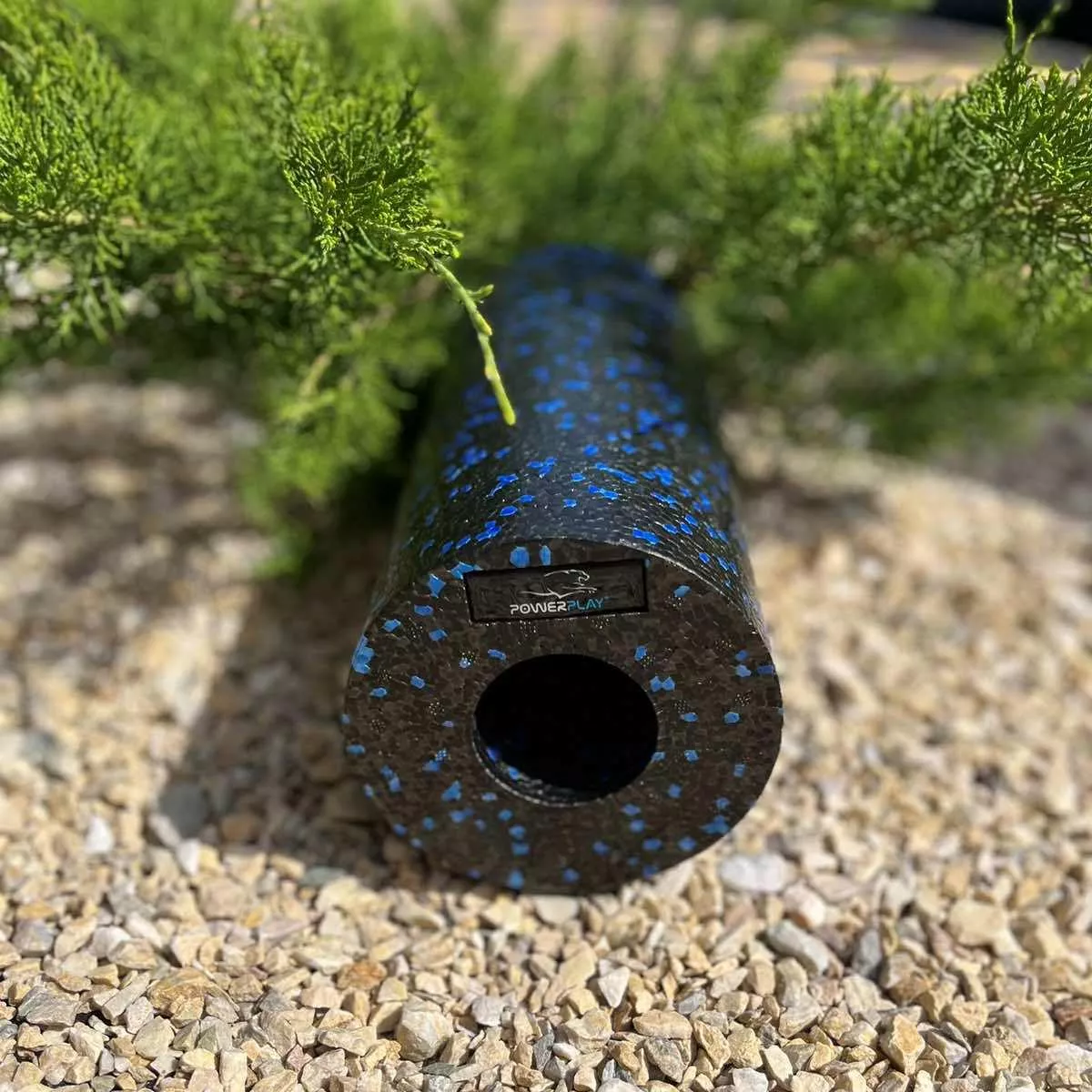 Масажний ролик PowerPlay PP-4347 EPP Foam Roller Чорно/Синій (33x14см.)