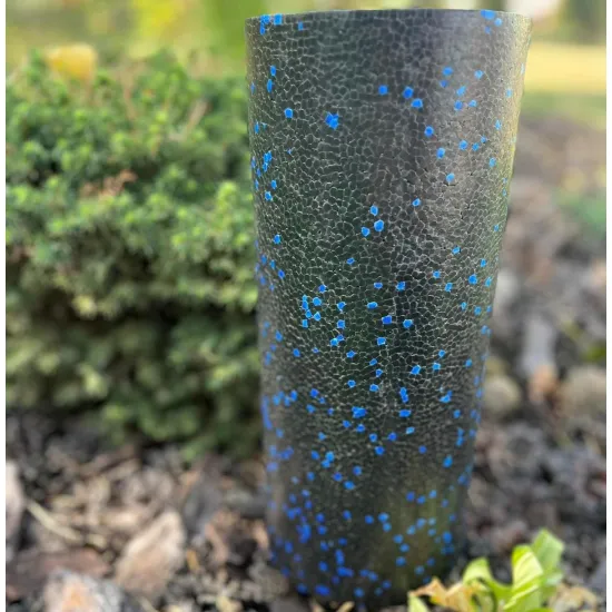 Масажний ролик PowerPlay PP-4347 EPP Foam Roller Чорно/Синій (33x14см.)