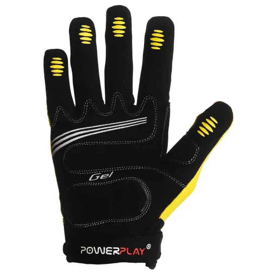 Велоперчатки PowerPlay 6556 Желтые S