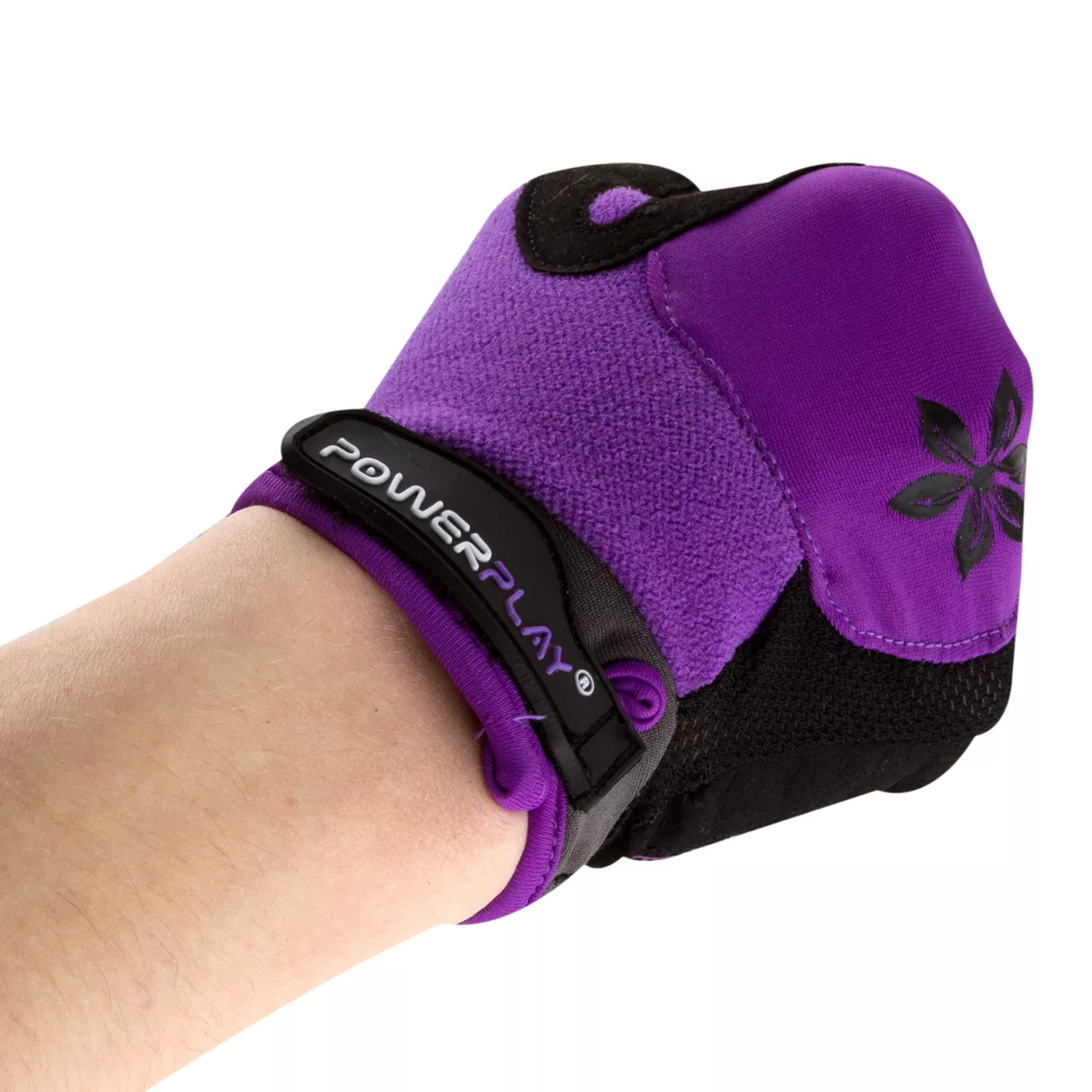 Велоперчатки женские PowerPlay 5284 Фиолетовые XS