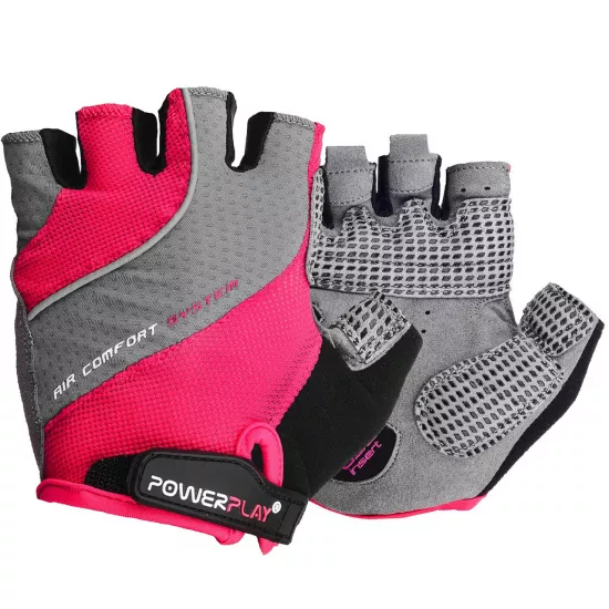 Велоперчатки PowerPlay 5023 Розовые XS