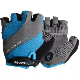 Велоперчатки PowerPlay 5023 Голубые XS