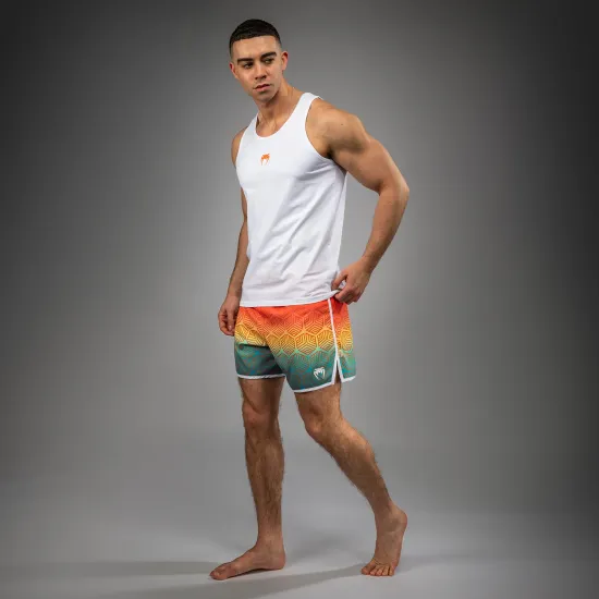 Майка Venum Echo Tank Top White/Orange Sunset-S