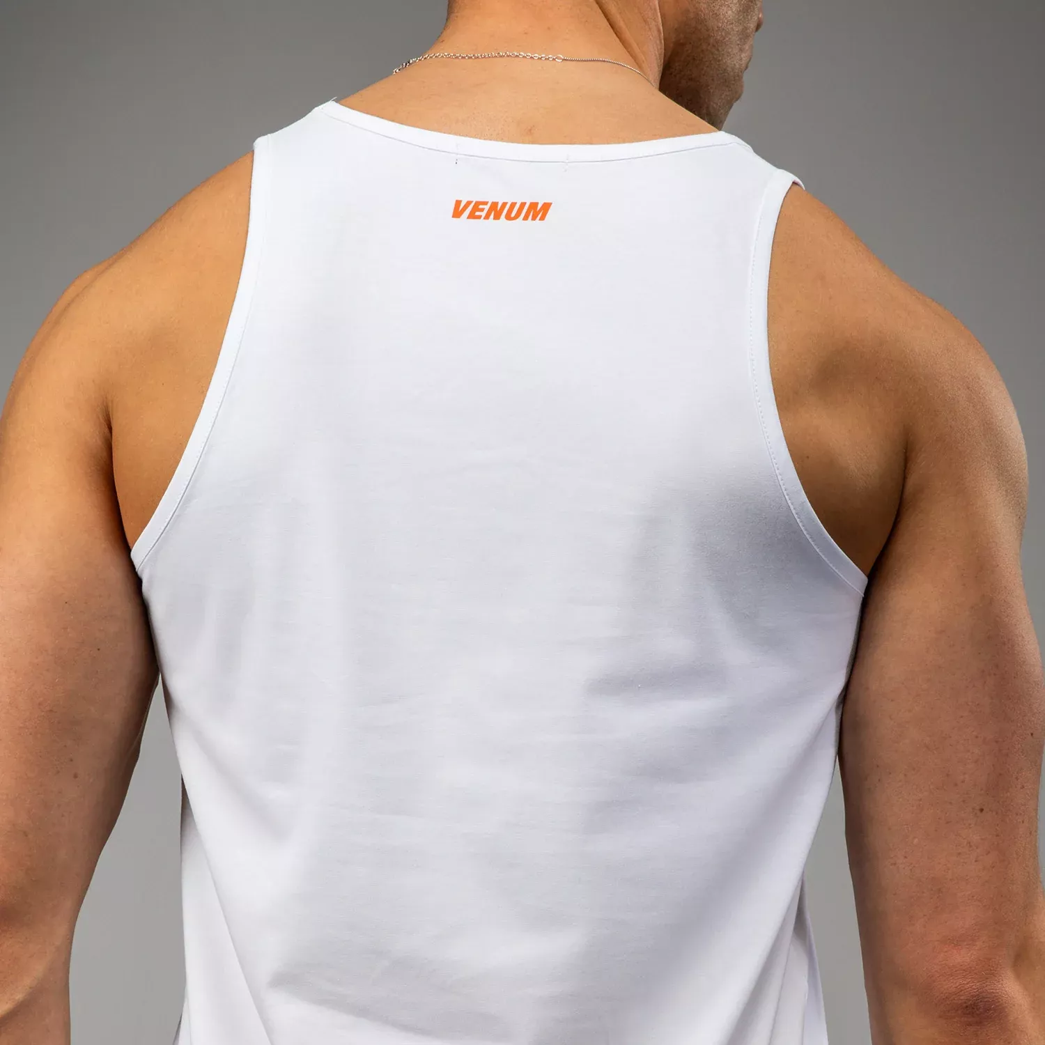 Майка Venum Echo Tank Top White/Orange Sunset-S