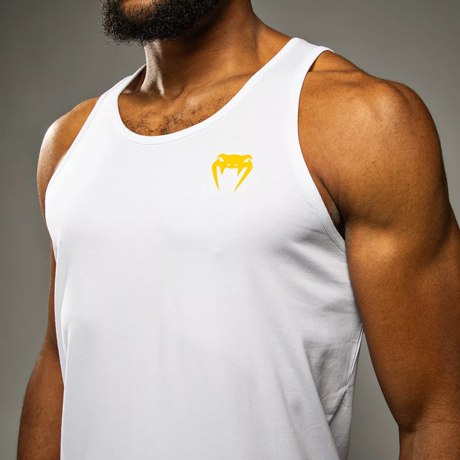 Майка Venum Octane Tank Top White/Vibrant Yellow-S