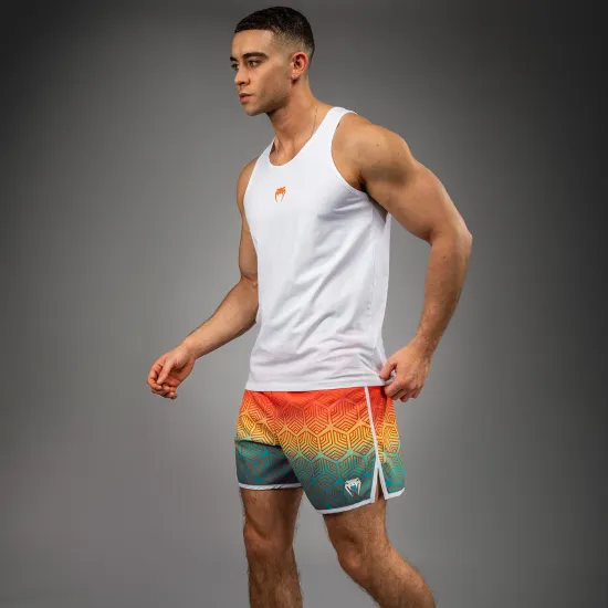 Майка Venum Echo Tank Top White/Orange Sunset-S