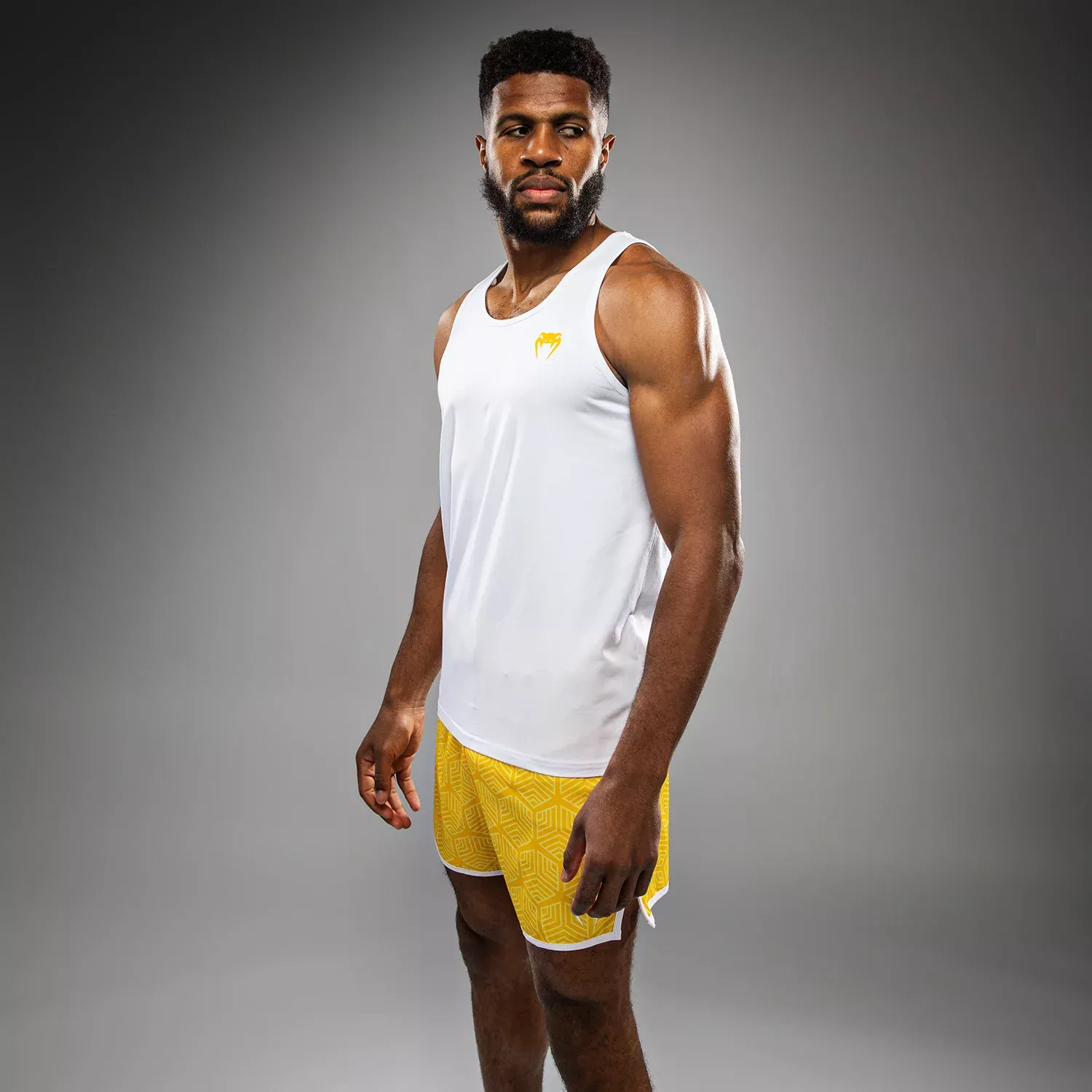 Майка Venum Octane Tank Top White/Vibrant Yellow-S