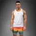 Майка Venum Echo Tank Top White/Orange Sunset-S
