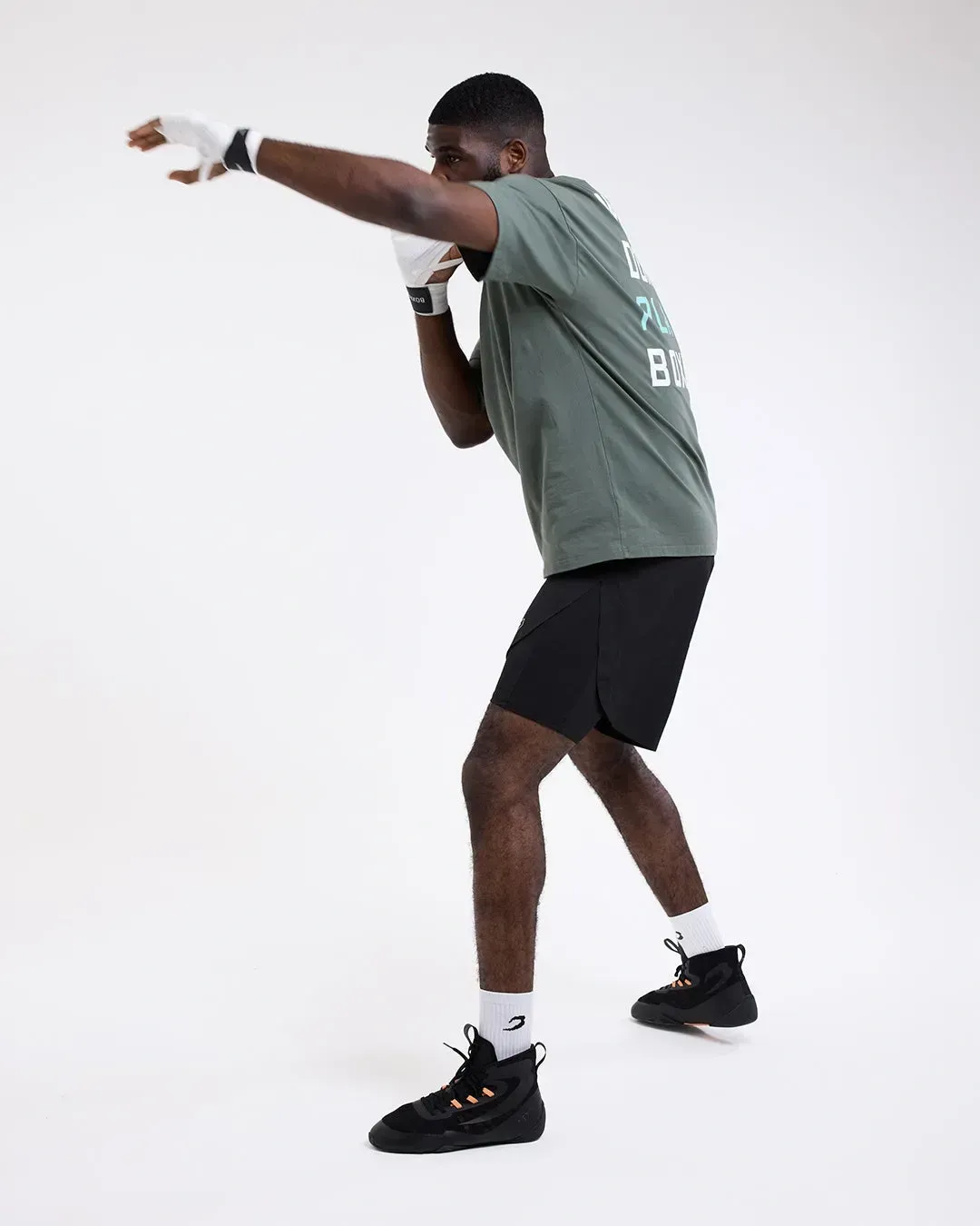 Футболка BOXRAW We Don't Play Boxing Oversized Зелена-S