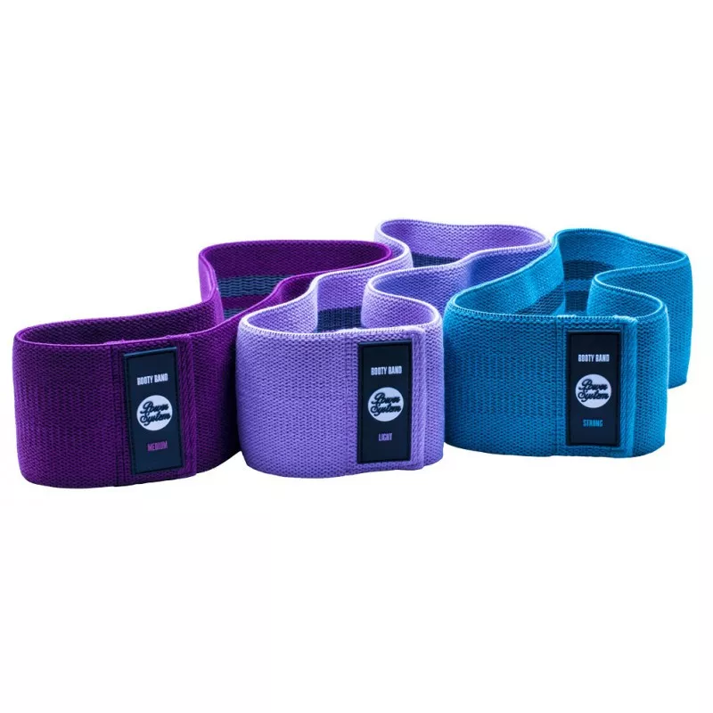 Набор тканевых резинок для фитнеса и спорта Power System PS-4097 Booty Band Set 3шт.