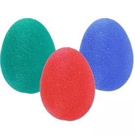 Набор силиконовых эспандеров-яйцо (тренажер для кисти) PowerPlay PP-4340 Power Grip Set (набор 3 шт.)