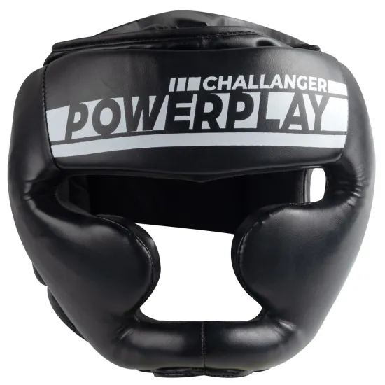 Боксерський шолом PowerPlay 3048 Чорно-Білий S