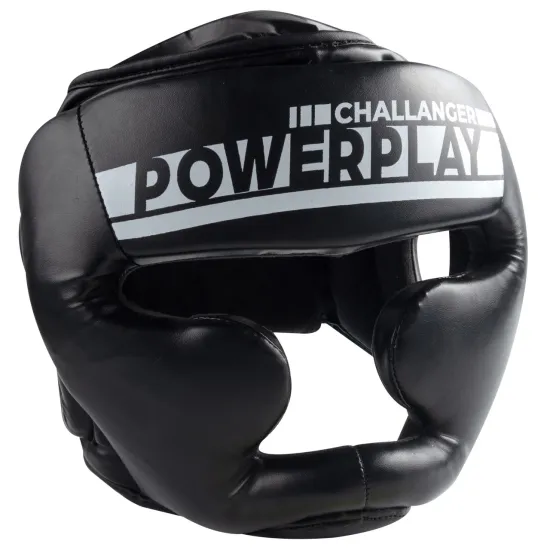 Боксерський шолом PowerPlay 3048 Чорно-Білий S