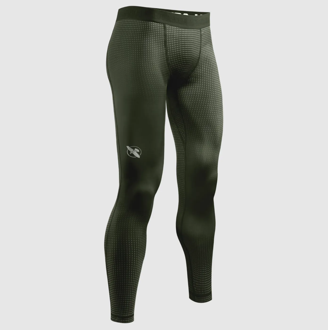 Компрессионные штаны Hayabusa Men’s Core Jiu-Jitsu Spats Green-S