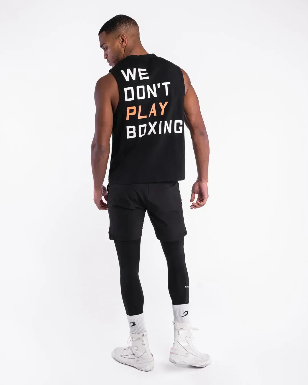 Майка BOXRAW We Don't Play Boxing Черная-S