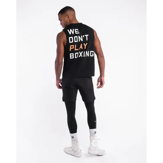 Майка BOXRAW We Don't Play Boxing Чорна-S