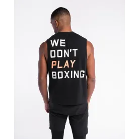 Майка BOXRAW We Don't Play Boxing Черная-S
