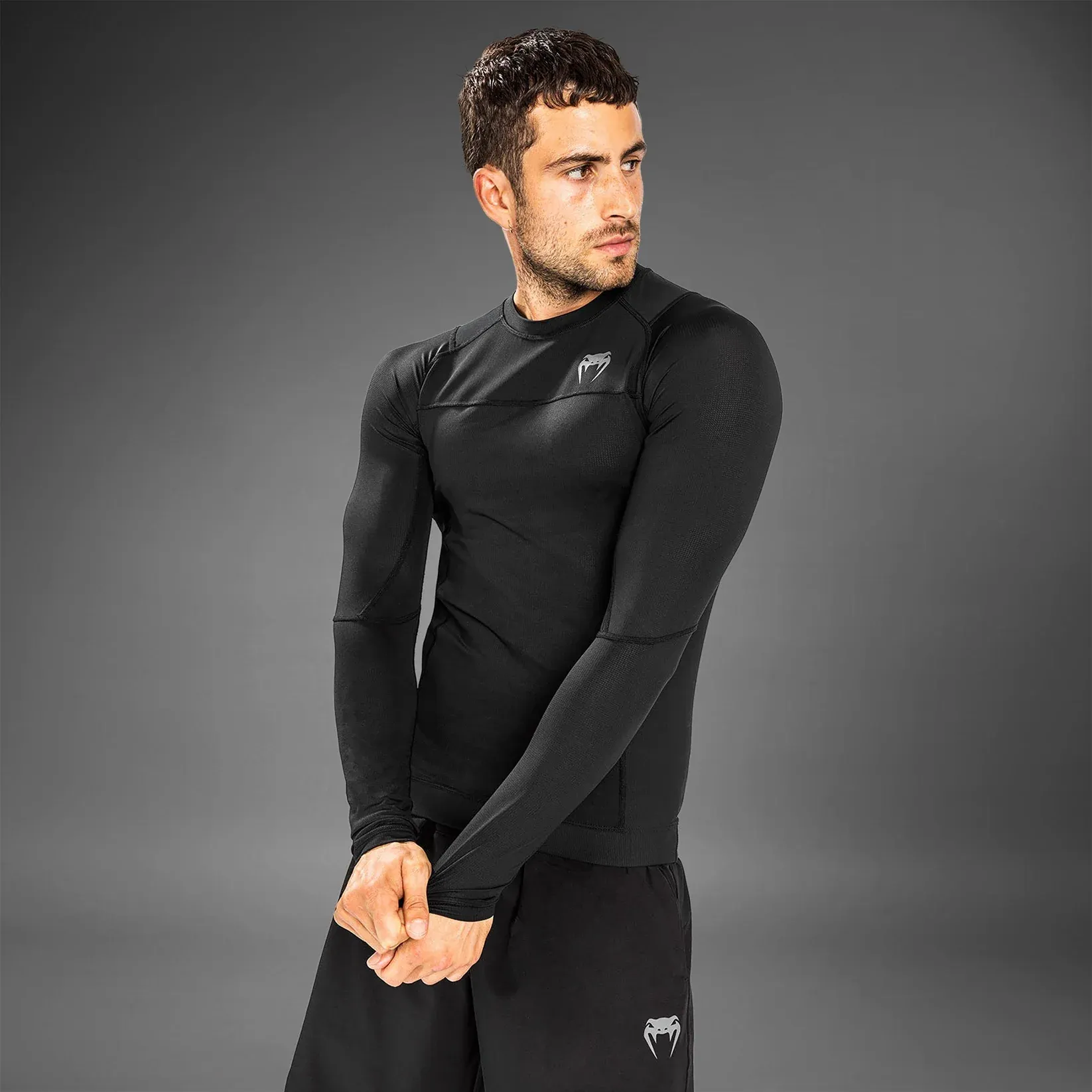 Рашгард Venum G-Fit Air Rashguards Longsleeve Black-S