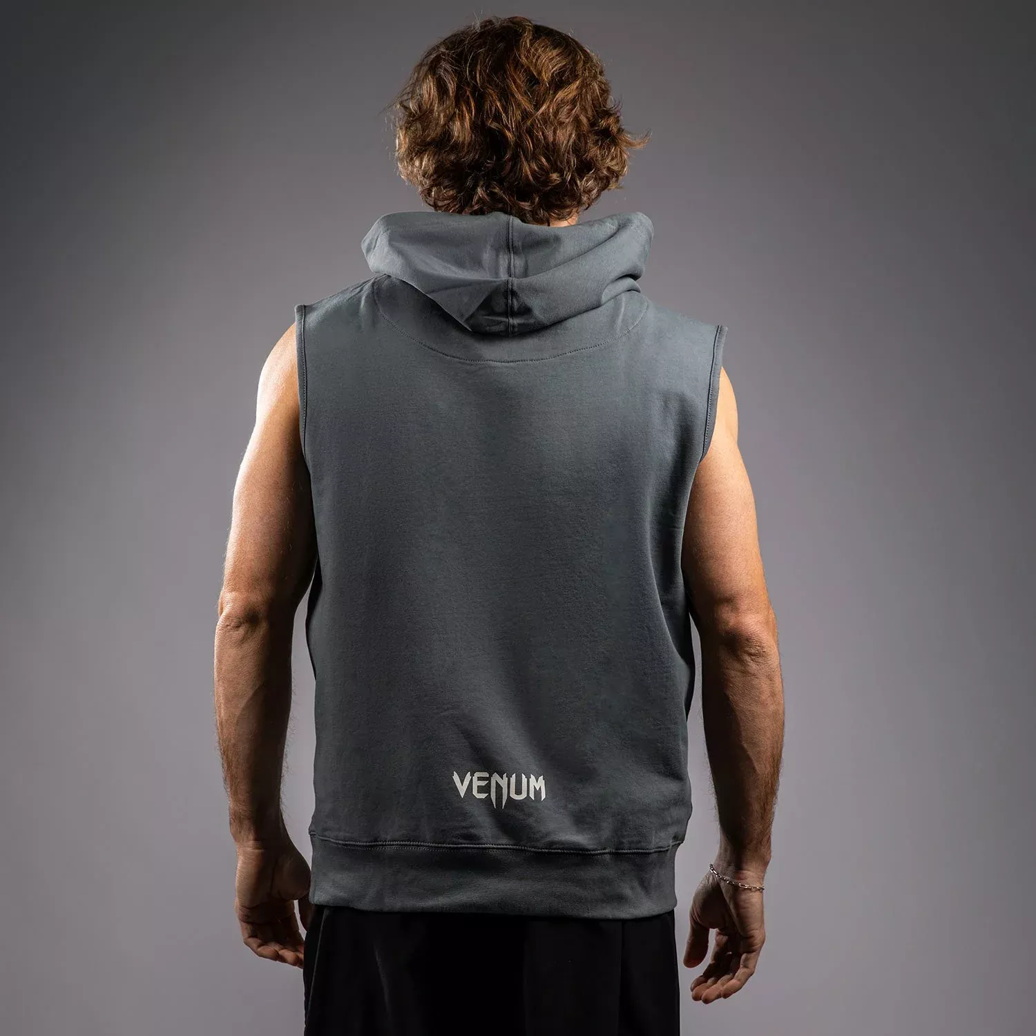 Безрукавка Venum Sparring Sleeveless Hoodies Storm Grey-S