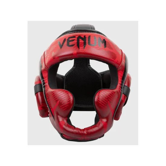 Боксерський шолом Venum Elite Headgear Red Camo - універсальний