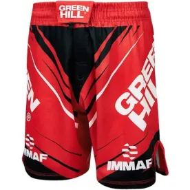 Шорты для ММА Green Hill IMMAF Red-S