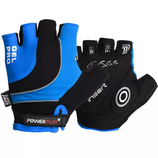 Велоперчатки PowerPlay 5015 D Синие M