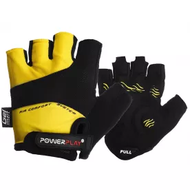 Велоперчатки PowerPlay 5013 Желтые M