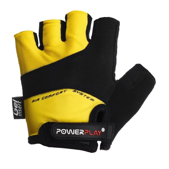 Велоперчатки PowerPlay 5013 Желтые M
